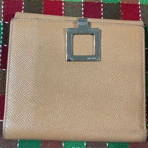 Bally Compact Wallet Beige